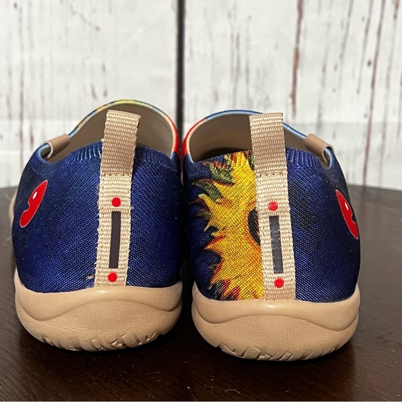 UIN Toledo Sunflower Print Slip-On Unisex Shoes super light and comfortable 7.5 - Picture 10 of 16